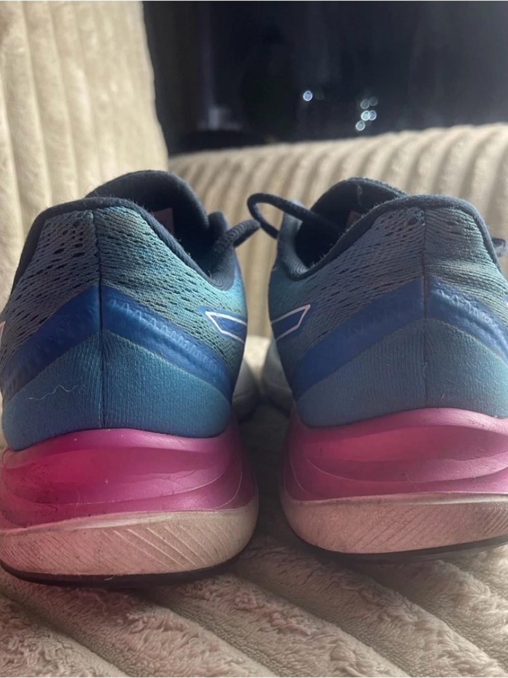 ASICS GEL-Excite 8 Women's Size 11 Running Shoes Blue Pink - Picture 3 of 6